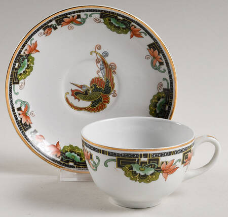 WOO117 Flat Cup & Saucer Set