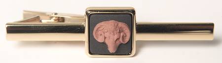 Jasperware Jewelry Goldplate Tie Bar