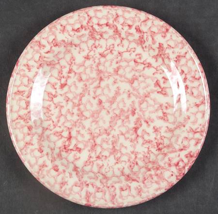 Rose Sponge Salad Plate