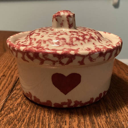 Rose Sponge Individual Casserole & Lid