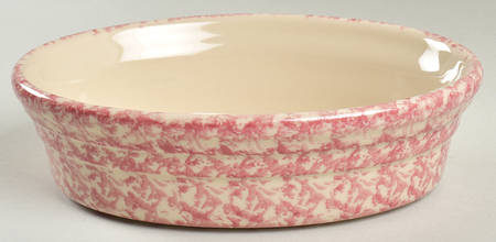 Rose Sponge 8" Oval Baker
