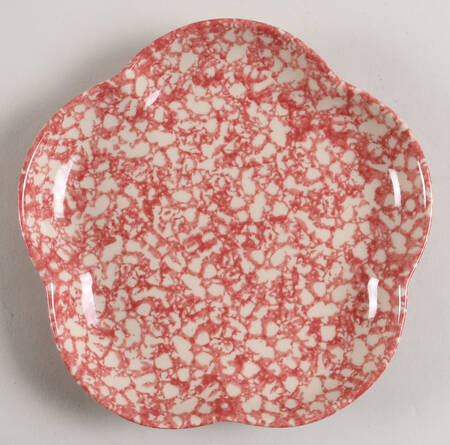 Rose Sponge Salad Plate