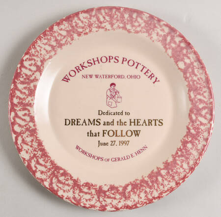Rose Sponge Collector Plate