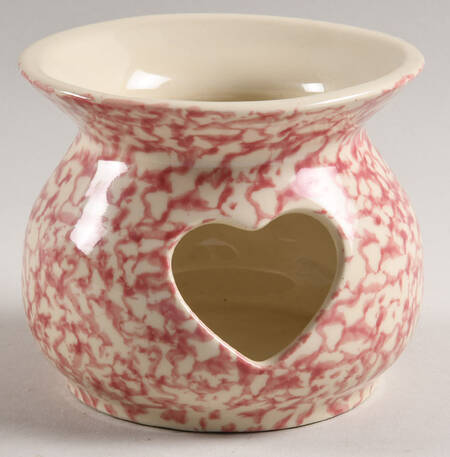 Rose Sponge Heart Votive Candleholder