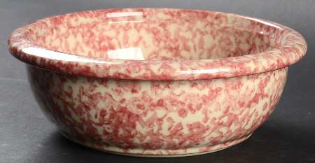 Rose Sponge Rim Cereal Bowl