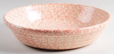 Rose Sponge 13" Pasta Serving Bowl
