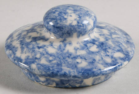 Blue Heart Lid for Sugar Bowl
