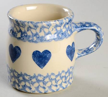 Blue Heart Mug