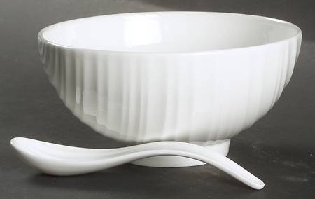 Ethereal Noodle Bowl & Teaspoon Set
