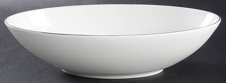 Jasper Conran Platinum 12" Oval Serving Bowl