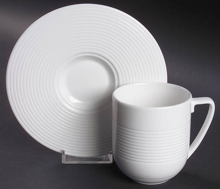 Antibes Flat Cup & Saucer Set