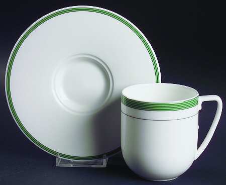 Aspen Flat Cup & Saucer Set