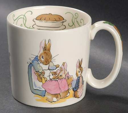 Peter Rabbit (Green Trim) Mug