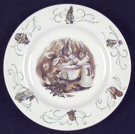 Peter Rabbit (Green Trim) Bread & Butter Plate by Wedgwood
