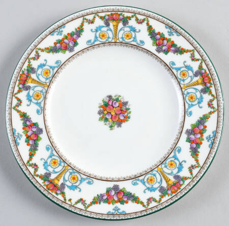 Ventnor (White Background) Salad Plate