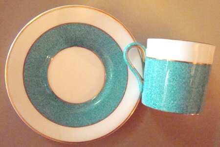 WW332 Flat Demitasse Cup & Saucer Set