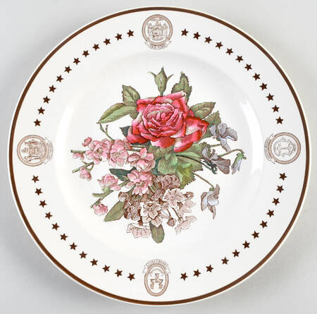 American State Flower Plates, The Dinner Plate