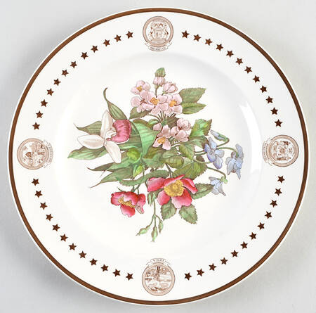 American State Flower Plates, The by Wedgwood