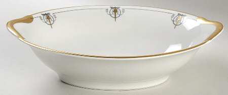 WAR152 9" Oval Vegetable Bowl