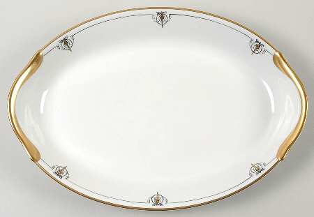 WAR152 13" Oval Serving Platter