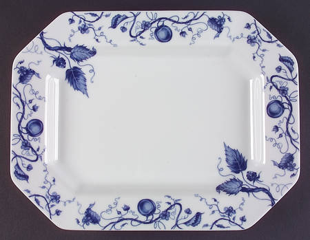 Ormonde Blue 13" Oval Serving Platter