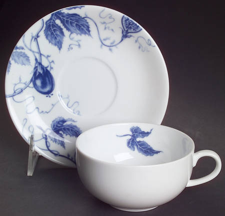 Ormonde Blue Flat Cup & Saucer Set by Williams-Sonoma