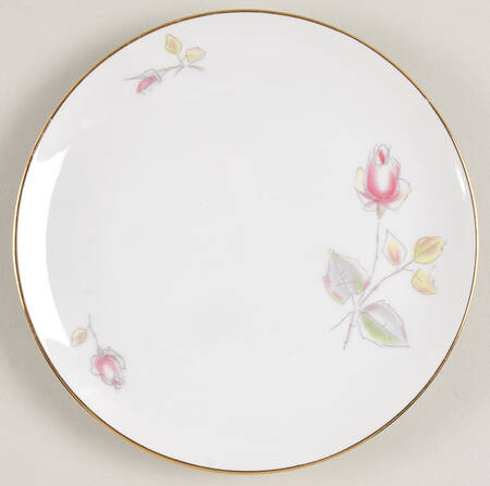 Pastel Rose Bread & Butter Plate