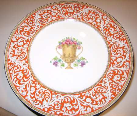 Praze Red (Enameled, Center Design) by Wedgwood