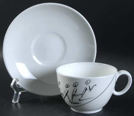 Kensington Flat Cup & Saucer Set