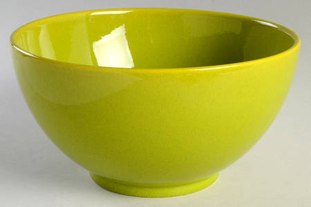 Fun Factory Freestyle Kiwi Green 9" Round Vegetable Bowl