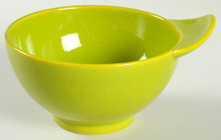 Fun Factory Freestyle Kiwi Green Lugged Soup Bowl