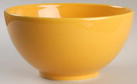 Fun Factory Lemon Peel 9" Round Vegetable Bowl