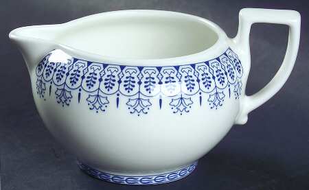 Tonquin Blue (No Gold Floral) Creamer