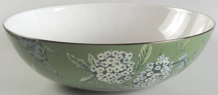Jasper Conran Chinoiserie Green 12" Round Vegetable Bowl