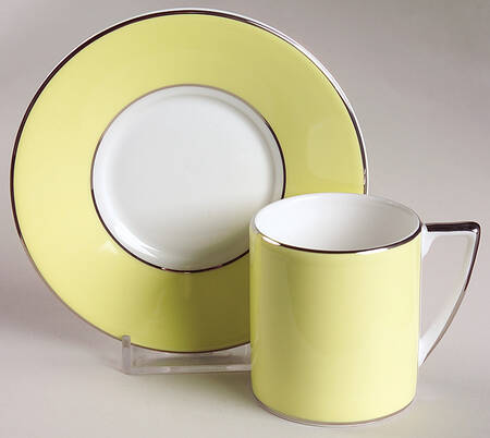 Jasper Conran Colours Flat Demitasse Cup & Saucer Set