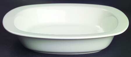 Minimal Chalk 8" Square Vegetable Bowl