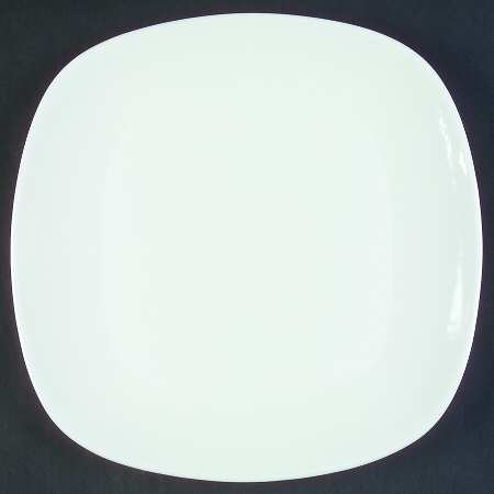 Minimal Chalk Square Salad Plate