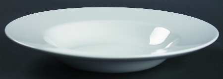 Minimal Chalk Large Rim Soup Bowl