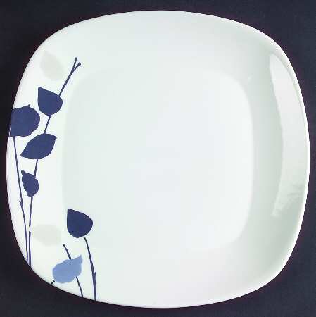 Minimal Indigo Salad Plate