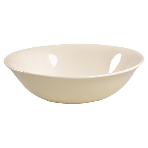 Plain Ivory Oatmeal Bowl
