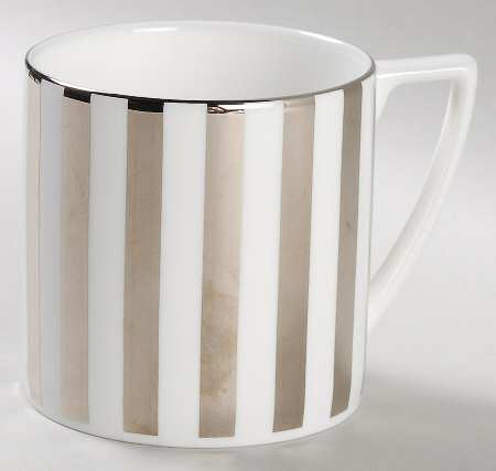Jasper Conran Platinum Striped Mug