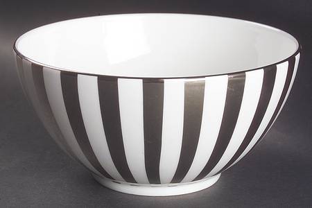 Jasper Conran Platinum Striped Gift Bowl