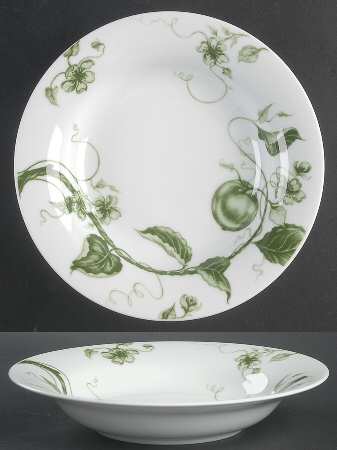 Ormonde Green Large Rim Soup Bowl