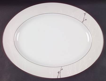 Lisette 15" Oval Serving Platter