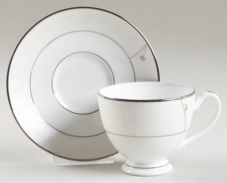 Footed Cup & Saucer Set