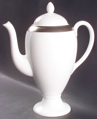 Satine Platinum Coffee Pot & Lid
