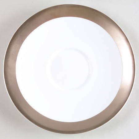Satine Platinum Saucer for Cappuccino Cup