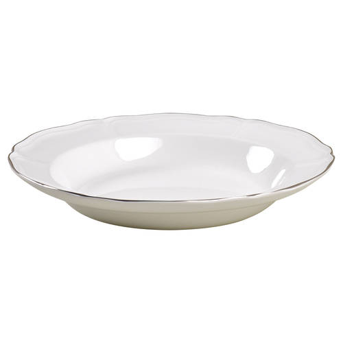 Queen's White Large Rim Soup Bowl