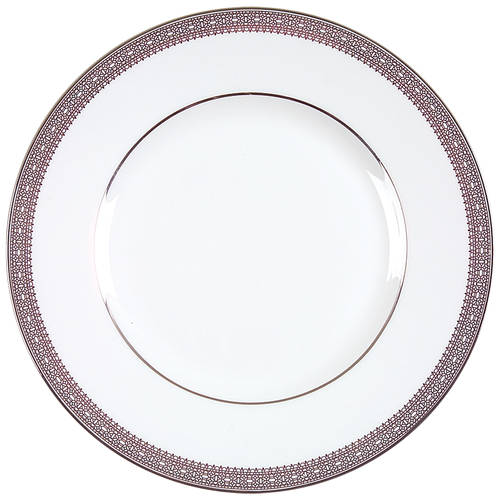 Vera Lace Platinum Luncheon Plate
