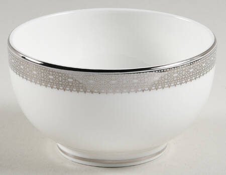 Vera Lace Platinum Rice Bowl